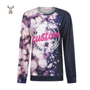 เสื้อสเวตเชิ้ตแขนยาวคอกลมผู้หญิง ยี่ห้อ Nanteng ผลิตตามสั่ง ขายส่ง ไซส์ใหญ่ พิมพ์ลายแบบซับลิเมชั่น ป้องกันแสงแดด UPF 50+ - Product Image 1