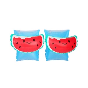 Bouée de bras gonflable en PVC 14*12*17 CM, motifs Coquillage, Fraise, Crabe, Pastèque, Queue de Sirène, pour enfants, pour le plaisir à la piscine - Product Image 4