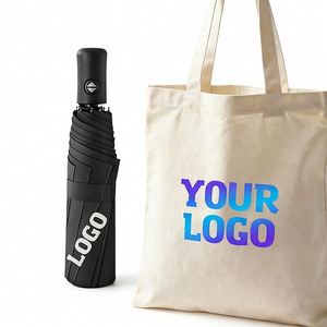 Paraguas Automático Personalizado con Diseño de Moda, Compacto, Portátil, Resistente al Viento, Plegable en 3 Secciones, con Logotipo - Product Image 1