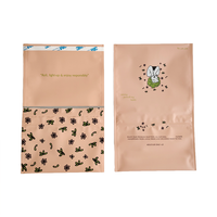 Sac d'emballage pliable en aluminium avec logo personnalisé, emballage alimentaire, pochette refermable, pochette à tabac vide avec fermeture éclair