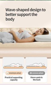 Colchón Inflable Portátil con Tecnología Wave Beam, Tamaño Queen, para Camping o Invitados - Product Image 5