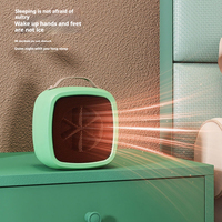 Calentador de espacio Calentadores eléctricos portátiles para ventilador de Interior para el hogar Calentador de ventilador de calor de seguridad rápida de 500W