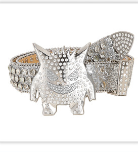 Ventes directes d'usine Hip-Hop <span class=keywords><strong>diamant</strong></span> décoratif neutre ceinture Ppot boucle de ceinture - Product Image 4