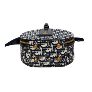 2026 KH New Boutique <strong>Navy</strong> Blue Canvas Half Moon <strong>Bag</strong> with Flap Cover, Elegant Saddle Crossbody for Lady Business - Product Image 5