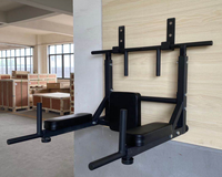 Nouvel équipement de fitness à domicile : Barre de traction murale multi-prise en acier pour le renforcement des muscles abdominaux GENIUSES M-006 Unisexe
