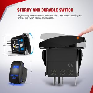 Kit de Fiação para Barra de Luz LED 10014W, Cabo 14AWG Reforçado, 12V, Interruptor Gangorra de 5 Pinos, À Prova D'água, Relé de Potência e Fusível - 1 Unidade 11x5x2in - Product Image 4