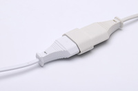Cable de Alimentación de CA de PVC NBTOP Personalizado, Arnés de Cables, Ensamblaje de Conectores Macho y Hembra NEMA, Corriente Nominal de 2.5A, Industrial