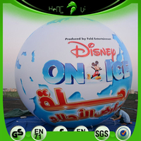 Ballon gonflable personnalisé en forme de dessin animé sur glace, décoration d'événement durable pour spectacle familial