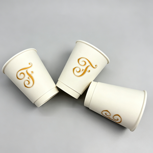 Gobelets en papier laminé PE de qualité supérieure avec couvercles, écologiques, imprimés en 0 à 8 couleurs pour café, hôtel, événement, boisson, commande en gros - Product Image 3