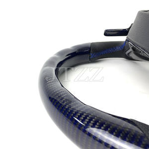 Volant en Fibre de Carbone Amélioré avec Palettes de Changement de Vitesse pour Volkswagen <span class=keywords><strong>Golf</strong></span> MK8 R GTI <span class=keywords><strong>GTD</strong></span> Tiguan 2019 2020 <span class=keywords><strong>2021</strong></span> 2022 2023 2024 - Product Image 6