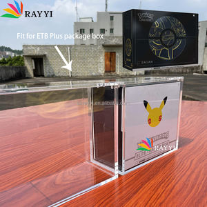 RAY YI Boîte d'entraînement Elite écologique, version Plus, noir et or, pour <span class=keywords><strong>Zacian</strong></span> & Zamazenta Acrylique <span class=keywords><strong>ETB</strong></span> Plus - Product Image 4