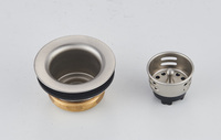 Accesorios de Drenaje para Fregadero de Cocina Modernos y Duraderos de Latón, Precio de Fábrica, Colador, Tapón de Drenaje de Silicona