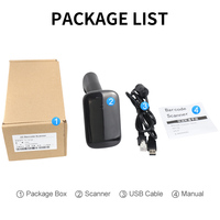 Lector de Códigos de Barras Inalámbrico YJFIRST, Escáner de Códigos QR 1D y 2D para Recibos, Caja Registradora, Inventario, Cheques Bancarios y Punto de Venta