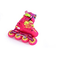 Patins à roulettes en ligne pour enfants, vente en gros, avec roues lisses en PU et cadre en alliage d'aluminium, patins à roulettes réglables
