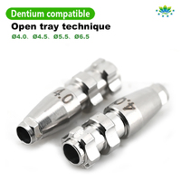 Plateau ouvert usiné CNC de haute précision pour transfert d'empreintes et de copes, compatible Dentium pour implants dentaires, usine OEM