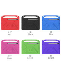 Étui de tablette antichoc en EVA pour Samsung Galaxy Tab S10 FE+ Plus 13,1 pouces avec poignée et béquille pour l'éducation des enfants et l'utilisation à domicile