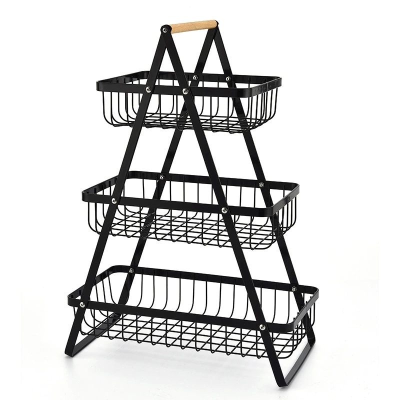 3 tier Black