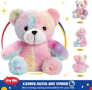 Ours en peluche lumineux LED créatif personnalisé, jouets en peluche lumineux, ours en peluche lumineux colorés, ours en peluche en vrac, peluche douce - Product Image 6