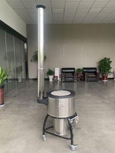 Stainless Steel High-quality Multi-functional Big <strong>Rocket</strong> Institution Wood Charcoal <strong>Stove</strong> - Product Image 4