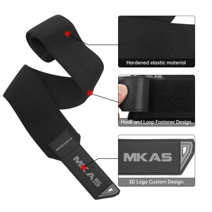 Soporte <span class=keywords><strong>de</strong></span> <span class=keywords><strong>Codo</strong></span> Transpirable y Ligero MKAS al por Mayor con Envoltura Elástica <span class=keywords><strong>de</strong></span> Compresión Ajustable para Levantamiento <span class=keywords><strong>de</strong></span> Pesas y Powerlifting - Product Image 6