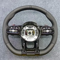 Volant en fibre de carbone, accessoires de voiture pour Mercedes-Benz CLS C E AMG W217 W204 W212 W213 CLK GLC, volant en cuir