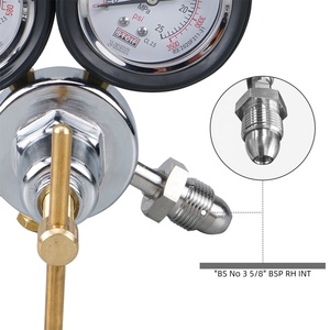 NICECNC Nitrogen Shock Fill Tool Kit With <strong>600</strong> PSI Nitrogen Regulator BS No 3 5/8" BSP RH INT for Yamaha <strong>KTM</strong> Honda ATV UTV - Product Image 2