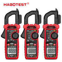 Pince ampèremétrique numérique Habotest HT207D 4000 points de lecture, tension AC/DC, courant, résistance, CAT III 600V 400A, installation électrique