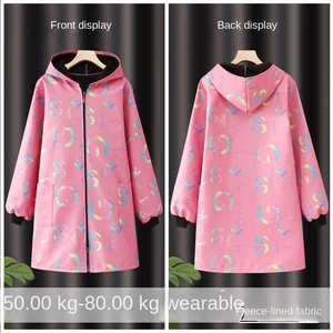 2022 nouveau manteau de travail d'hiver pour femmes à manches longues salopette résistant à l'eau et à la saleté doublé polaire ménage cuisine TPU matériel - Product Image 4