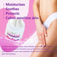 Baume naturel pour la vulve Chinaherbs, crème hydratante Yoni, sans œstrogène, sans parabène, resserrement vaginal pour le soutien de la ménopause