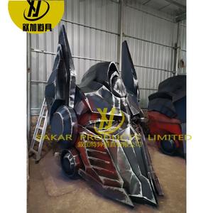 Maison Art Moderne Visage Sculpture Grand Mur 3D Visage Statue Bronze Métal Art Visage Humain Statue Sculptures <span class=keywords><strong>OptimusPrime</strong></span> Masque - Product Image 2