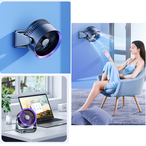 Taşınabilir ev HAVA SOĞUTUCU, masaüstü elektrikli Fan duvara monte, USB şarj ile 100 seviyeleri rüzgar hızı - Product Image 5