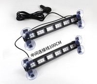 Luces de flash de dos colores y dos sincronizaciones con un controlador, luz estroboscópica Led Interior de vehículo de emergencia, luz estroboscópica Interior de camión de coche