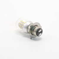 Ampoule LED P15D-25-3 6V 12V 3W RP30 à 3 broches, phare de moto blanc à faisceau haut et bas pour lampe de signalisation de tracteur vintage