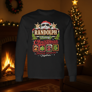 Maglietta a maniche lunghe della famiglia Randolph per Natale 2025: Crea ricordi insieme - Product Image 3