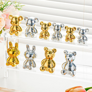 Accesorios de Osos Violentos, Figuras de Animales con Recubrimiento UV, Juego de Varias Piezas, Decoración Moderna para el Hogar, Decoración para Sala de Estar, Regalo de Cumpleaños - Product Image 2