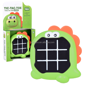 Cartone animato Design dinosauro tris gioco di scacchi elettronico Touchscreen <span class=keywords><strong>Memory</strong></span> Console gioco <span class=keywords><strong>Puzzle</strong></span> - Product Image 3