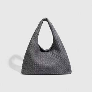 Bolso de Hombro de Cuero Genuino Tejido a Mano de Diseñador de Moda para Mujer, de Uso Diario, de Lujo, con Gran Capacidad - Product Image 1
