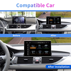 Radio de Coche Android de <span class=keywords><strong>9</strong></span> Pulgadas para <span class=keywords><strong>Audi</strong></span>, con GPS, Estéreo, WIFI, SIM, GPS, BT, Reproductor Carplay, Multimedia para <span class=keywords><strong>Audi</strong></span> A6 C7 A7 2012-2018 - Product Image 2