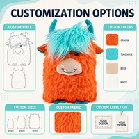 Jouet en peluche pour animaux de compagnie en coton, motif bouc mignon, fourni directement par l'usine, fabricant OEM ODM, jouet pour chien et chat, marque privée, emballage personnalisé avec logo