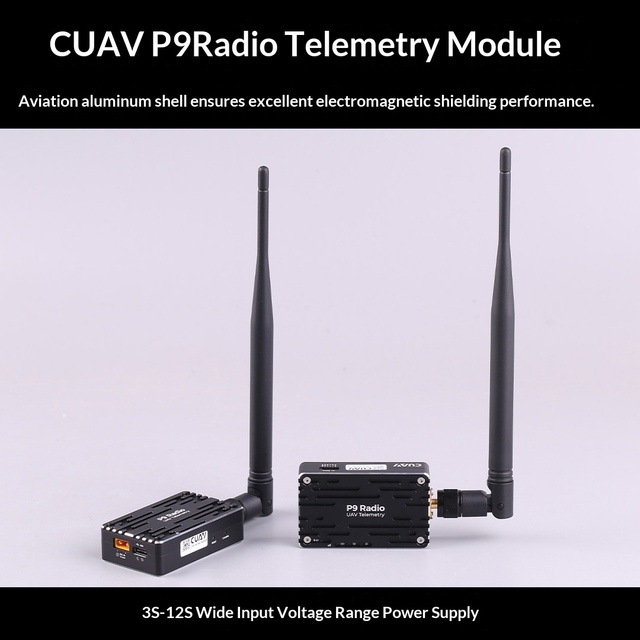 CUAV P9 Radio 900MHz Telemetry Module 40-60km Long Range for Pixhawk Drone Data Transmission