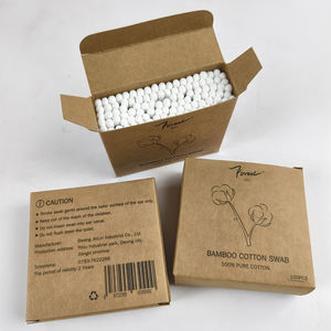 Bâtonnets de <span class=keywords><strong>coton</strong></span> biodégradables écologiques en papier et en <span class=keywords><strong>bambou</strong></span> - Product Image 2