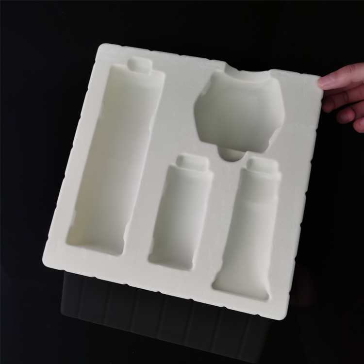 Custom PET PVC Blister Insert Tray for Lipstick and Eye Cream Vacuum Formed for Cosmetic Makeup Display and Storage