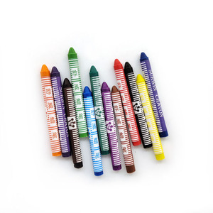 NO.88 12-Color Plastic Wax Crayon Set Bath-friendly Kids <b>Drawing</b> Crayons Wholesale Boxed Crayons - Product Image 3
