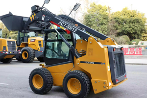 Mini-chargeuse compacte 1t <span class=keywords><strong>à</strong></span> haut débit XC7-SR07 XC740K avec attache rapide et grappin <span class=keywords><strong>à</strong></span> bois - Product Image 3