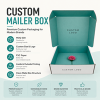 Boîte d'expédition en carton durable personnalisée pour commandes en gros avec logo et structure pliable pour les marques de vêtements
