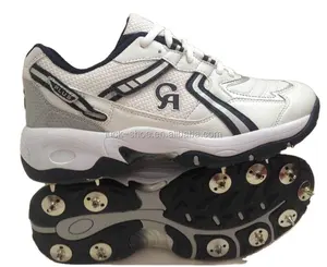 En popüler sneaker kriket ayakkabı kauçuk taban sivri spor ayakkabı yüksek kaliteli eğitim spor ayakkabı toptan için