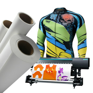 Papier de transfert par sublimation à séchage rapide <span class=keywords><strong>SUMEX</strong></span> 90 g/m² 100 g/m² en rouleau, papier blanc pour tissu polyester pour impression grand format - Product Image 2