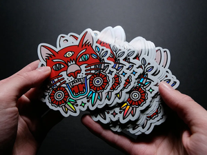 Tùy Chỉnh Holographic Hangtag Dán Quần Áo May Mặc Ba Chiều Treo Thẻ Sticker Bao Bì Nhãn Chết Cắt Sticker Thẻ Cho Quần Áo - Product Image 6