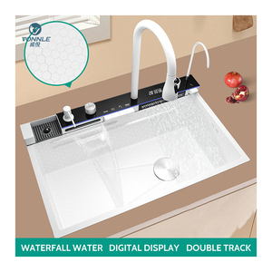 Elegante e versatile per uso domestico cascata lavello <span class=keywords><strong>cucina</strong></span> intelligente lavello <span class=keywords><strong>cucina</strong></span> <span class=keywords><strong>bianco</strong></span> lavello <span class=keywords><strong>cucina</strong></span> - Product Image 4