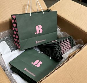 Factory Custom Logo Print Wedding Design Sample <b>Personalised</b> Paper <b>Bag</b> - Product Image 2